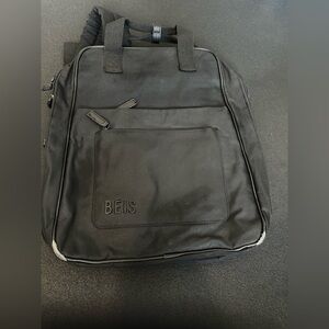 BEIS Black Expandable Backpack